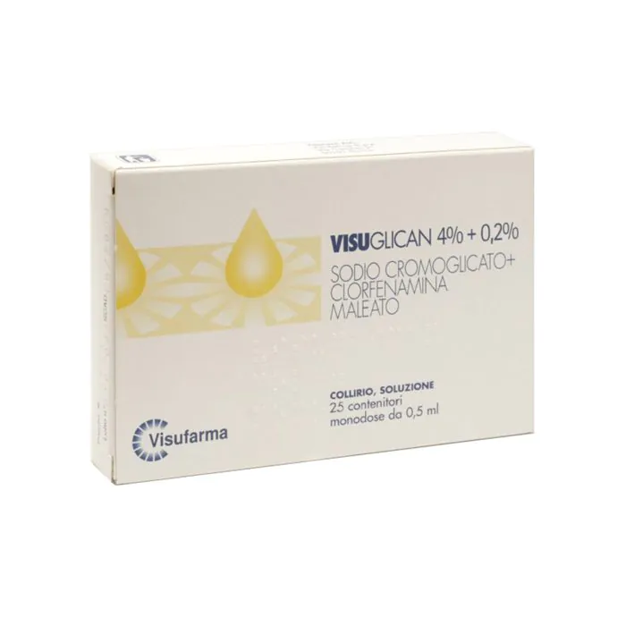 Visuglican Collirio 25 Monodose 0,5 ml Visuglican Collirio 25 Monodose 0,5 ml