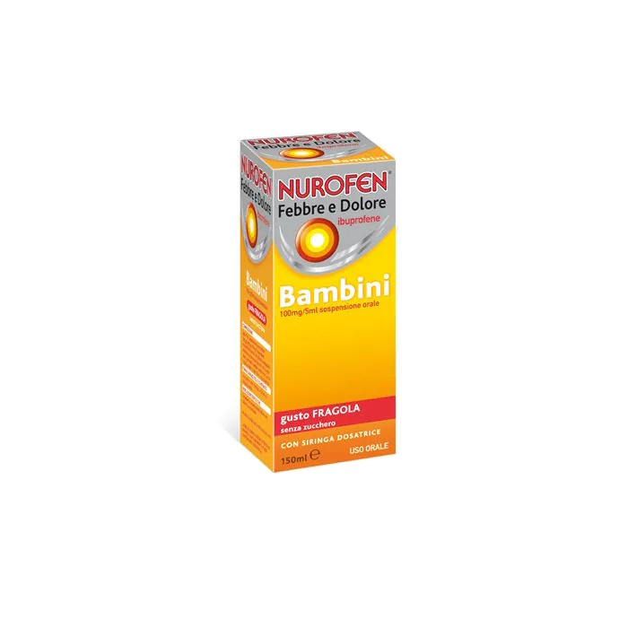 Nurofen f&d fragola 100mg/5ml