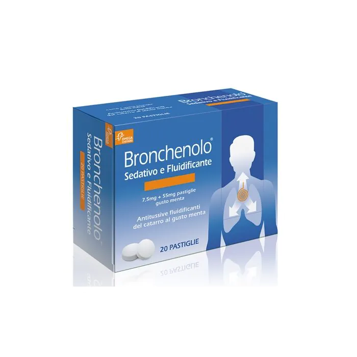 Bronchenolo sedativo fluidificante 20 pastiglie Bronchenolo sedativo fluidificante 20 pastiglie