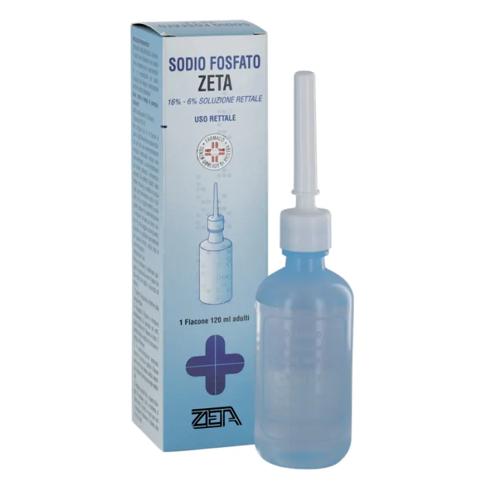 Sodio Fosfato Zeta Adulti 16%-6% Soluzione Rettale 120 ml Sodio Fosfato Zeta Adulti 16%-6% Soluzione Rettale 120 ml