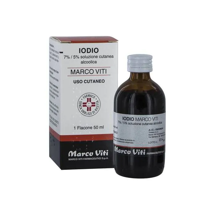 Tintura iodio 50ml viti Tintura iodio 50ml viti