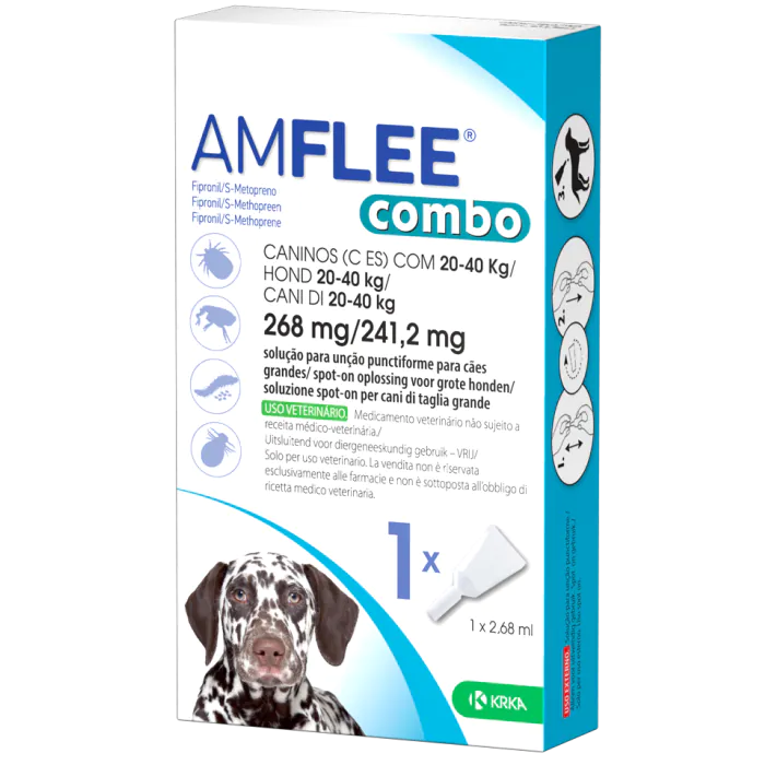 Amflee Combo 3 Pipette 20-40KG Cani Amflee Combo 3 Pipette 20-40KG Cani