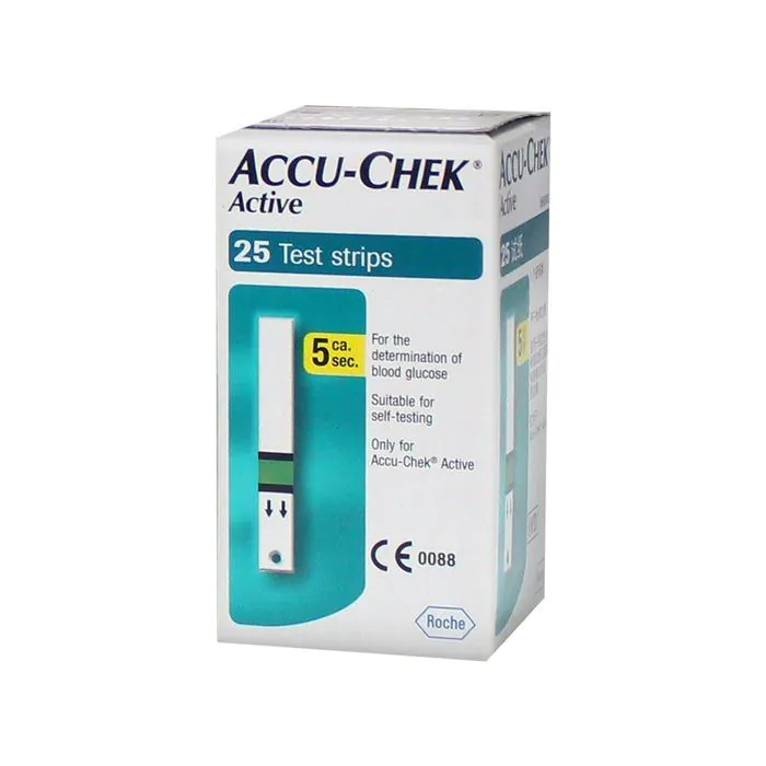 Accu-Chek Active Strips 25 Pezzi Accu-Chek Active Strips 25 Pezzi