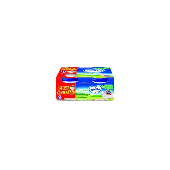 Mellin omogeneizzato agnello 4x80g Mellin omogeneizzato agnello 4x80g