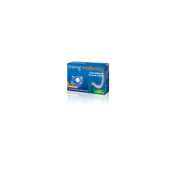 Enterog antidiarroico 12 compresse 2mg Enterog antidiarroico 12 compresse 2mg