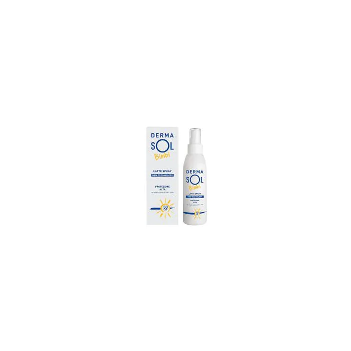 Dermasol bimbi latte spray protezione alta spf 50+ 125 ml