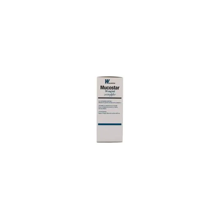 Mucostar 50 mg/ml sciroppo Mucostar 50 mg/ml sciroppo