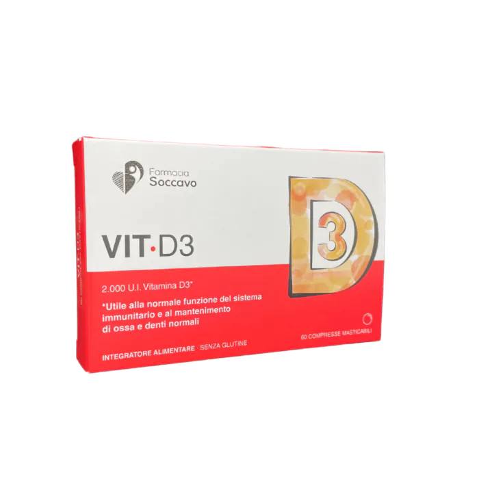 Vit D3 Integratore Di Vitamina D3 2000 UI 60 Compresse Vit D3 Integratore Di Vitamina D3 2000 UI 60 Compresse