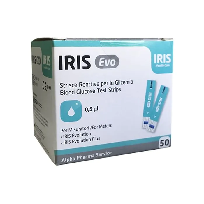 Iris evo strisce reattive 50 pezzi Iris evo strisce reattive 50 pezzi