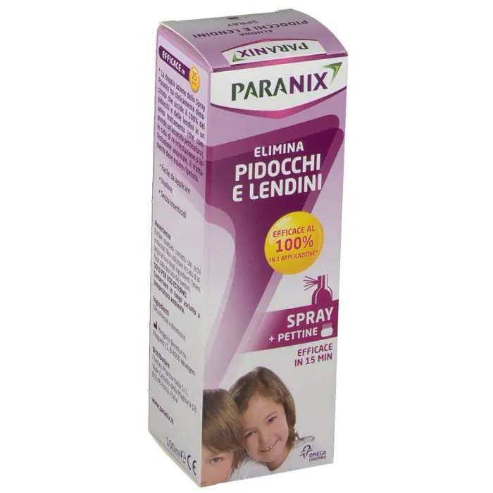 Paranix spray trattante 100ml + pettine Paranix spray trattante 100ml + pettine