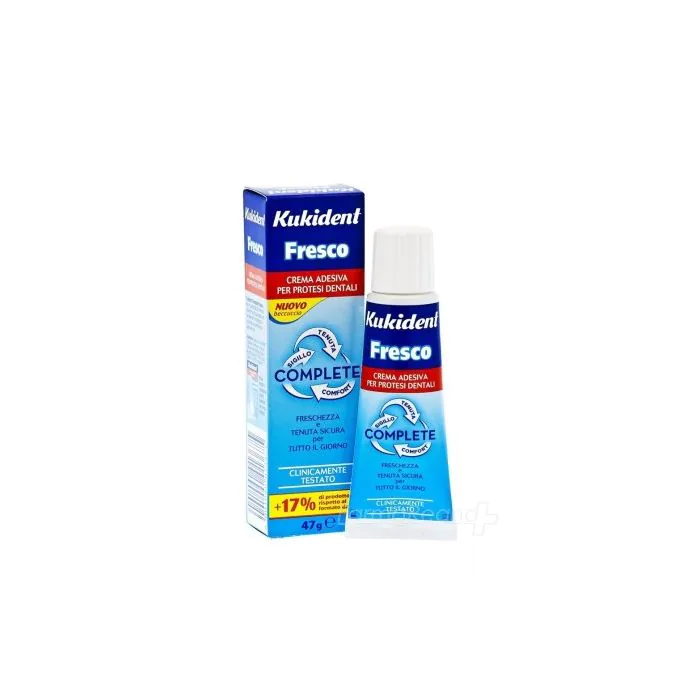 Kukident fresco crema adesiva per protesi 40 grammi Kukident fresco crema adesiva per protesi 40 grammi