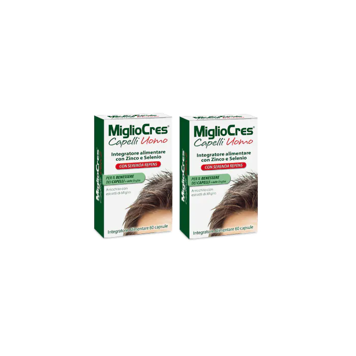 Migliocres capelli uomo 60capsule+60capsule Migliocres capelli uomo 60capsule+60capsule