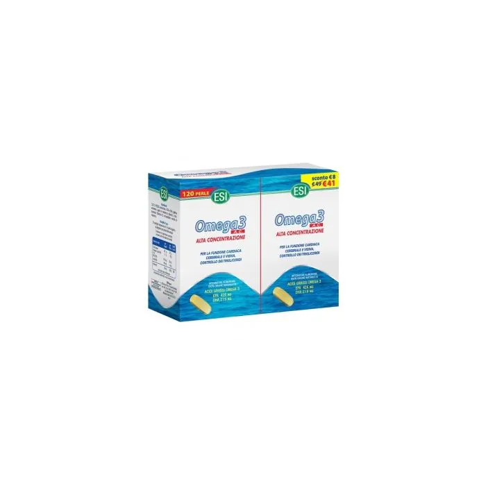 Esi omega 3 extra pure 120 perle da 1 gr Esi omega 3 extra pure 120 perle da 1 gr