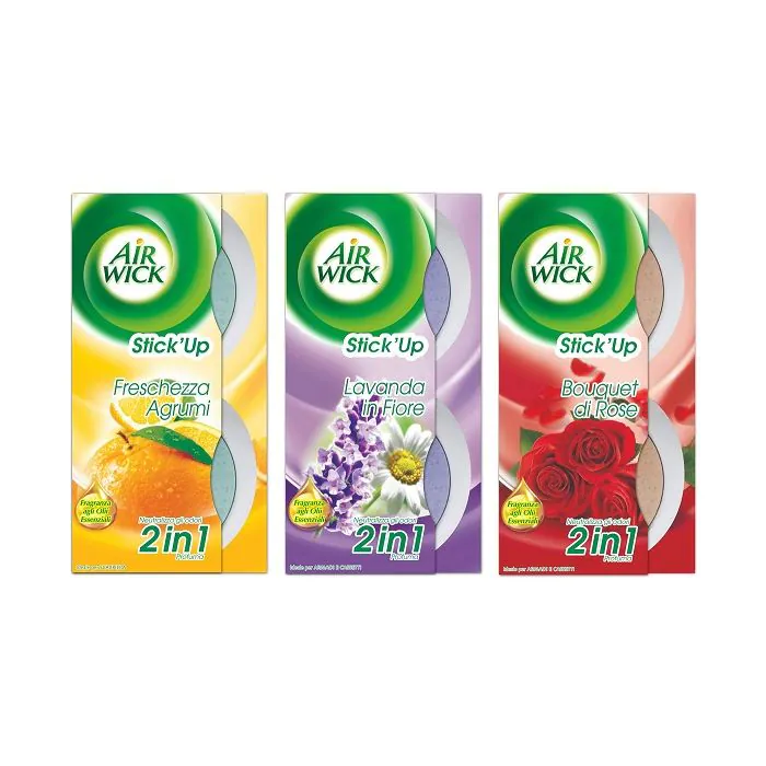 AIR WICK - Stick'Up Deodorante In Gel Per Armadi - Fragranze Assortite AIR WICK - Stick'Up Deodorante In Gel Per Armadi - Fragranze Assortite