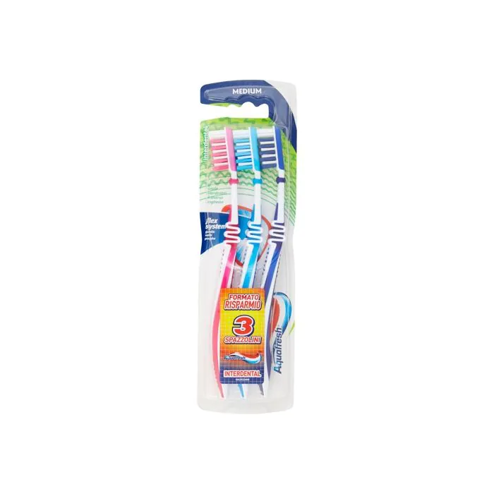 AQUAFRESH SPAZZOLINO FLEX INTER TRIPACCO