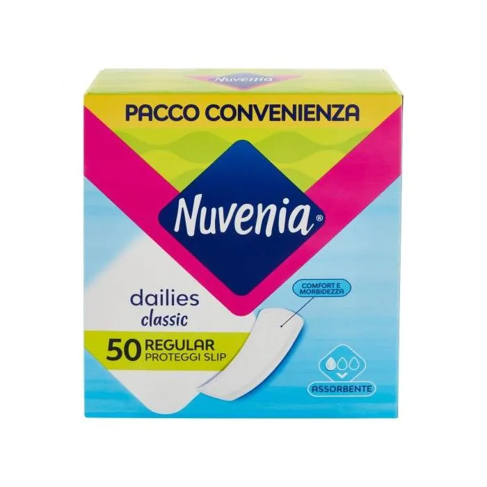 Nuvenia Dailies Classic Regular Proteggi Slip 50 Pezzi Nuvenia Dailies Classic Regular Proteggi Slip 50 Pezzi