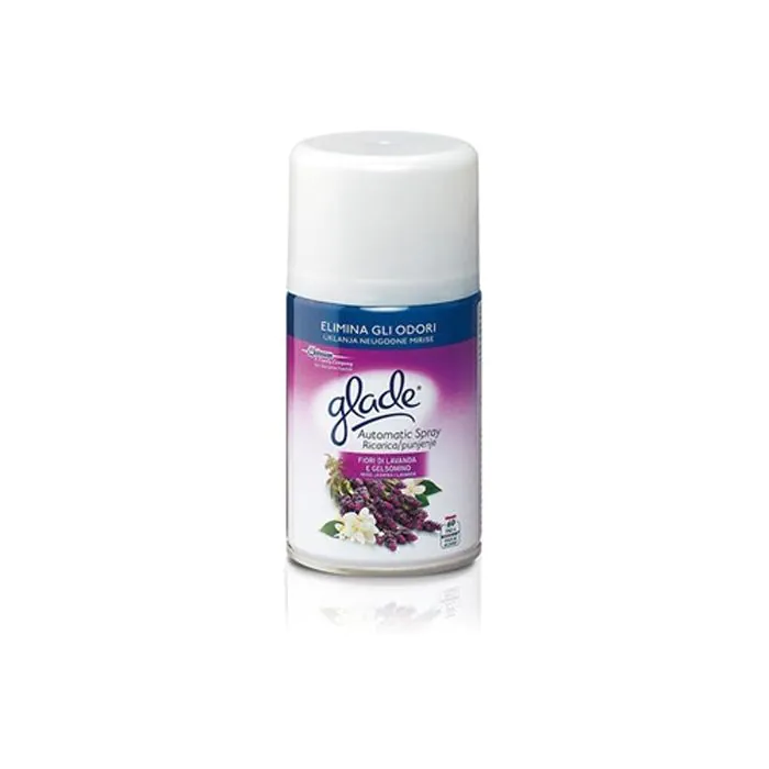 GLADE - Automatic Spray - Ricarica Deodorante Ambiente Fiori Di Lavanda E Aloe