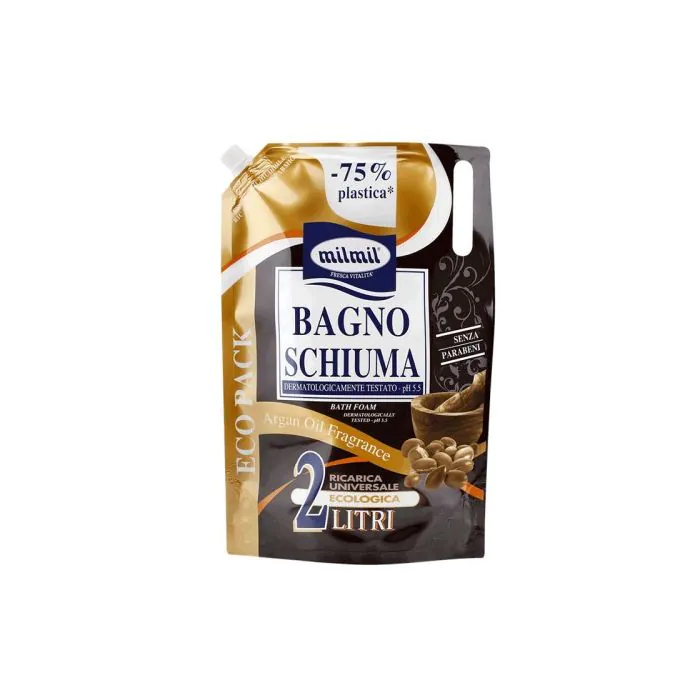 MIL MIL - Sapone liquido busta ricarica argan oil 2 lt MIL MIL - Sapone liquido busta ricarica argan oil 2 lt