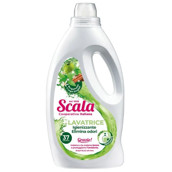 SCALA - Lavatrice Bergamotto E Legni Pregiati - Detersivo Per Bucato 1,5 L SCALA - Lavatrice Bergamotto E Legni Pregiati - Detersivo Per Bucato 1,5 L
