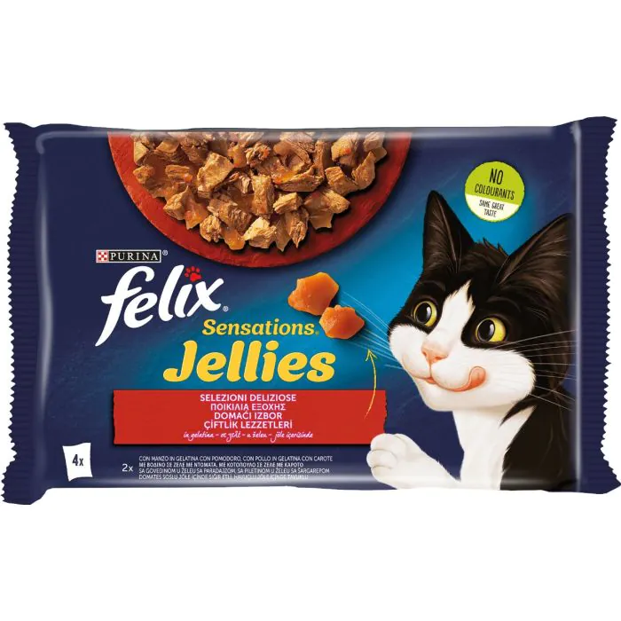 Felix Sensat Gatto 4X85Gr Man/Pom-Pol/Ca