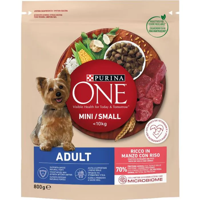 Purina One My Dog 800Gr Adulto Manz/Riso Purina One My Dog 800Gr Adulto Manz/Riso