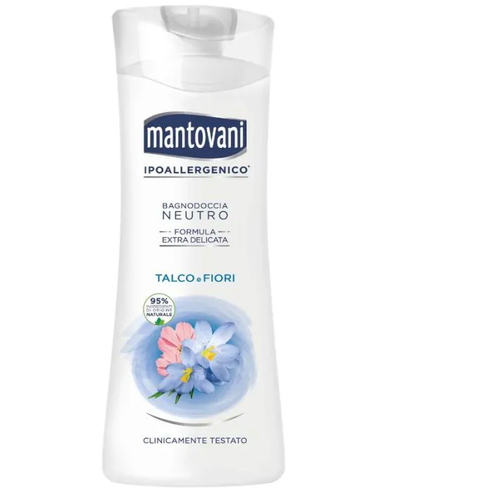 MANTOVANI - Bagnodoccia Talco e Fiori Bianchi 400 ml MANTOVANI - Bagnodoccia Talco e Fiori Bianchi 400 ml