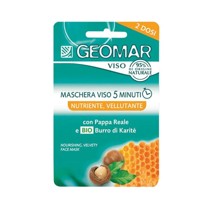 Geomar - Skin food maschera viso 5 minuti - nutriente vellutante 2 dosi da 15 ml Geomar - Skin food maschera viso 5 minuti - nutriente vellutante 2 dosi da 15 ml