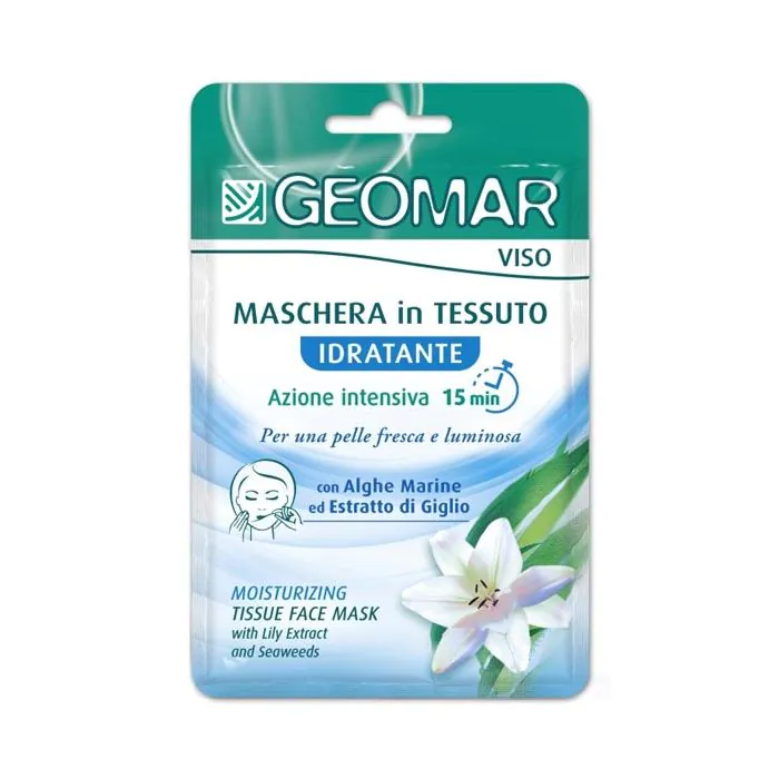 Geomar - maschera in tessuto idratante viso 22 ml Geomar - maschera in tessuto idratante viso 22 ml