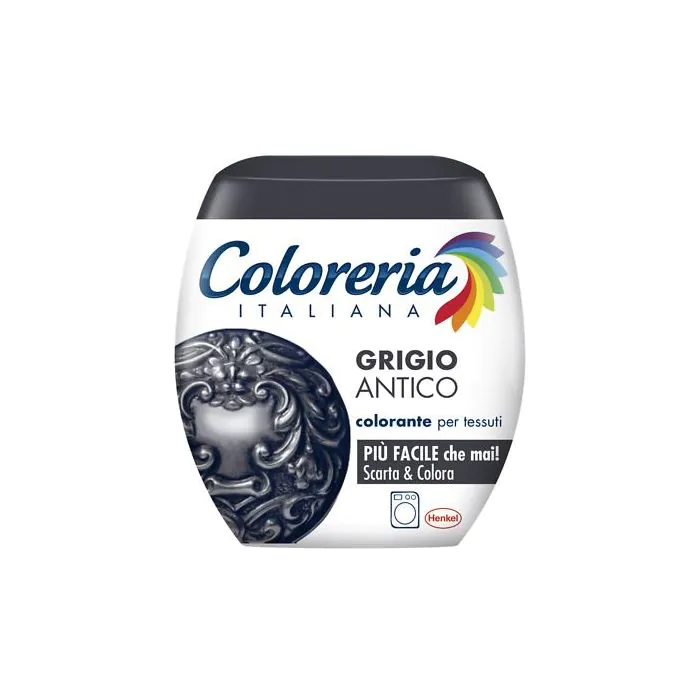 COLORERIA ITALIANA - Grigio Antico - Colorante Per Tessuti 350 G COLORERIA ITALIANA - Grigio Antico - Colorante Per Tessuti 350 G