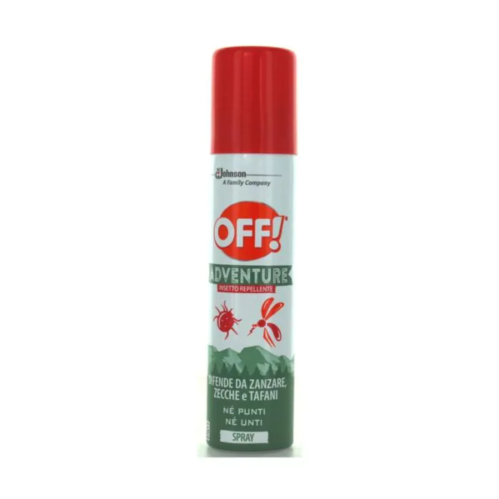 OFF - Adventure - Repellente Per Insetti Spray 100 Ml OFF - Adventure - Repellente Per Insetti Spray 100 Ml