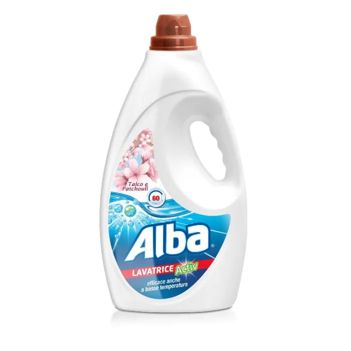 ALBA - Active - Detersivo Liquido Lavatrice 60 Lavaggi - Talco E Patchouli 3 L ALBA - Active - Detersivo Liquido Lavatrice 60 Lavaggi - Talco E Patchouli 3 L