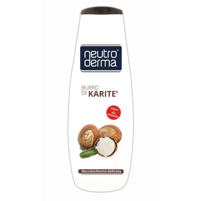 NEUTRODERMA - Bagnoschiuma al burro di karitè 750 ml NEUTRODERMA - Bagnoschiuma al burro di karitè 750 ml