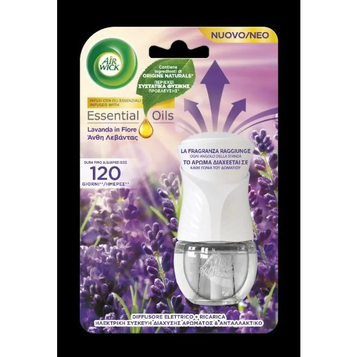 AIR WICK - Lavanda In Fiore - Diffusore Elettrico + Ricarica 19 Ml AIR WICK - Lavanda In Fiore - Diffusore Elettrico + Ricarica 19 Ml