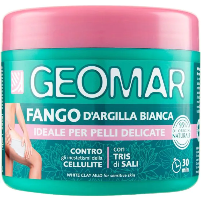 GEOMAR FANGO ARGILLA BIANCA P/SENS 600GR