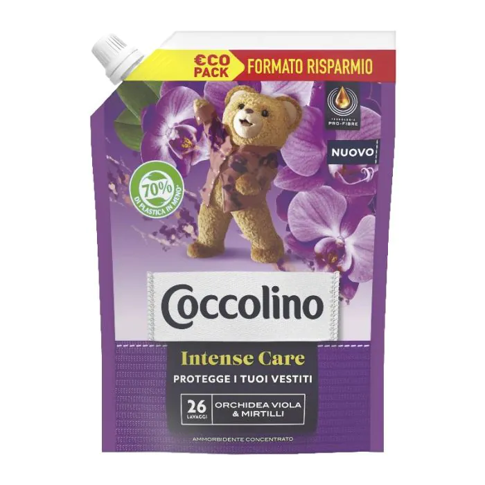 COCCOLINO - Intense Care Orchidea E Mirtilli - Ammorbidente Concentrato 600 Ml