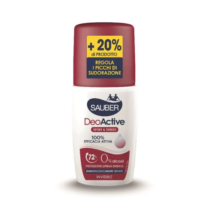 SAUBER - DeoActive Sport & Stress - Deodorante Vapo No-Gas 90 Ml SAUBER - DeoActive Sport & Stress - Deodorante Vapo No-Gas 90 Ml