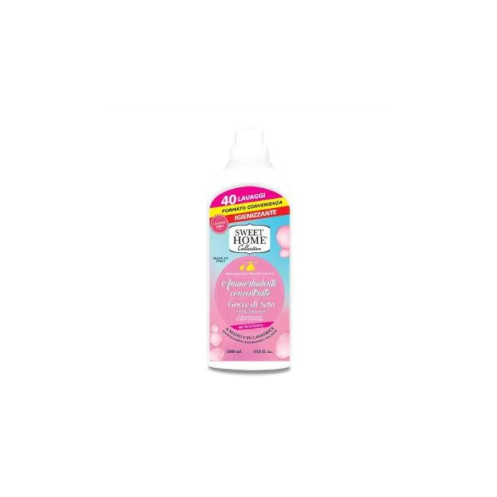 SWEET HOME - Gocce Di Seta - Ammorbidente Concentrato 1 L SWEET HOME - Gocce Di Seta - Ammorbidente Concentrato 1 L