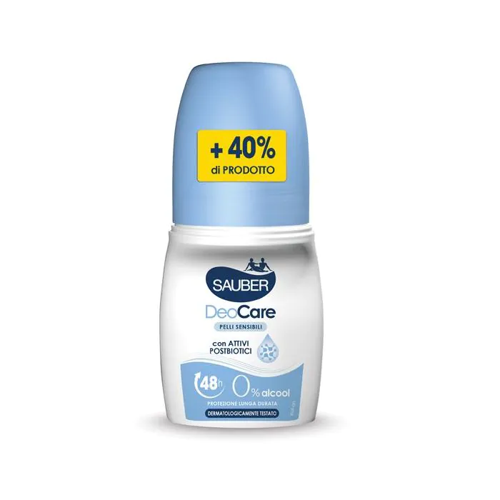 SAUBER - Deo care - deodorante roll on per pelli sensibili 50 ml