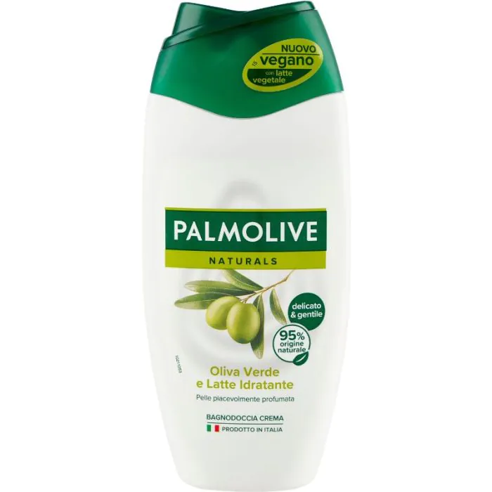 PALMOLIVE - Naturals - Bagnoschiuma Oliva Verde E Latte Idratante 220 Ml PALMOLIVE - Naturals - Bagnoschiuma Oliva Verde E Latte Idratante 220 Ml