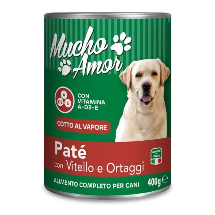 Muchoamor Cane Pate400Gr Vitel/Ortaggi
