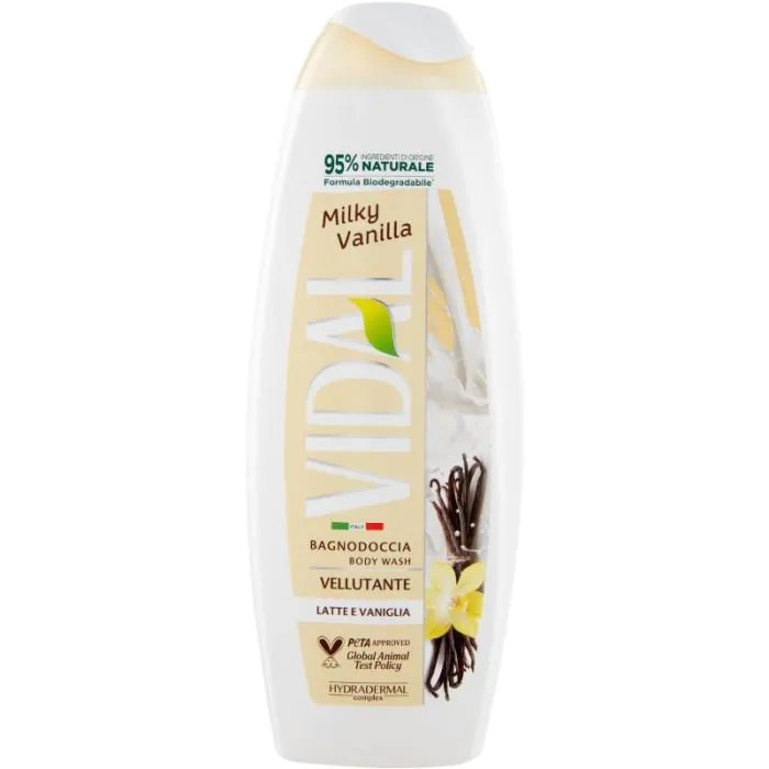 VIDAL - Latte e Vaniglia - Bagnodoccia vellutante 500 ml VIDAL - Latte e Vaniglia - Bagnodoccia vellutante 500 ml