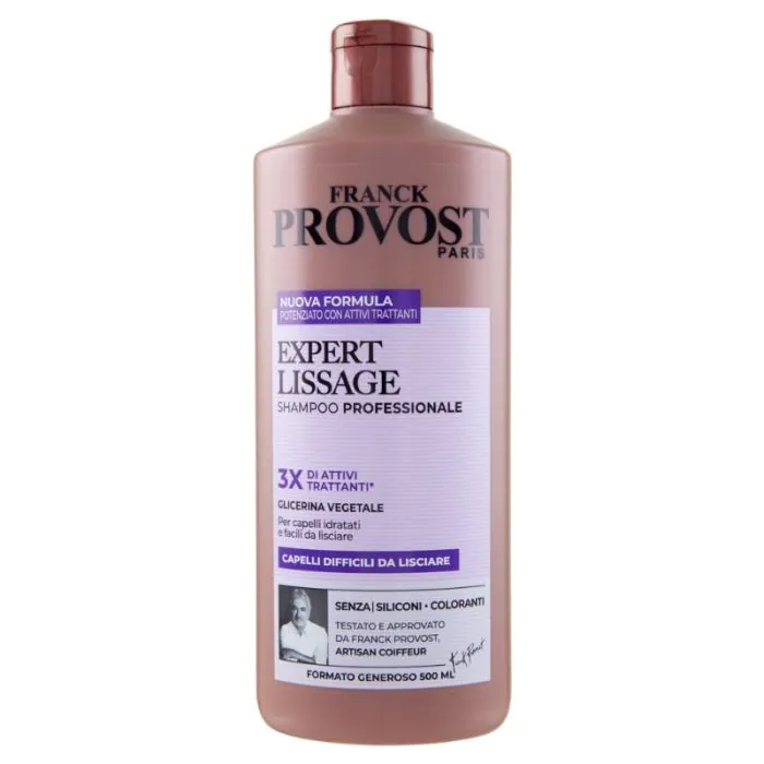 FRANCK PROVOST - Expert Lissage - Shampoo Professionale per capelli lisci 500 ml FRANCK PROVOST - Expert Lissage - Shampoo Professionale per capelli lisci 500 ml