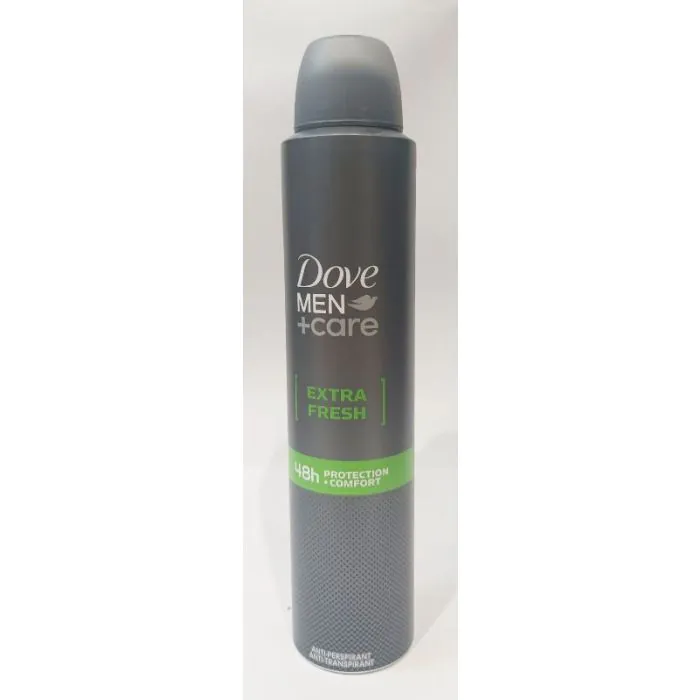 DOVE - Men+Care Extra Fresh - Deodorante anti-traspirante 200 ml Spray DOVE - Men+Care Extra Fresh - Deodorante anti-traspirante 200 ml Spray