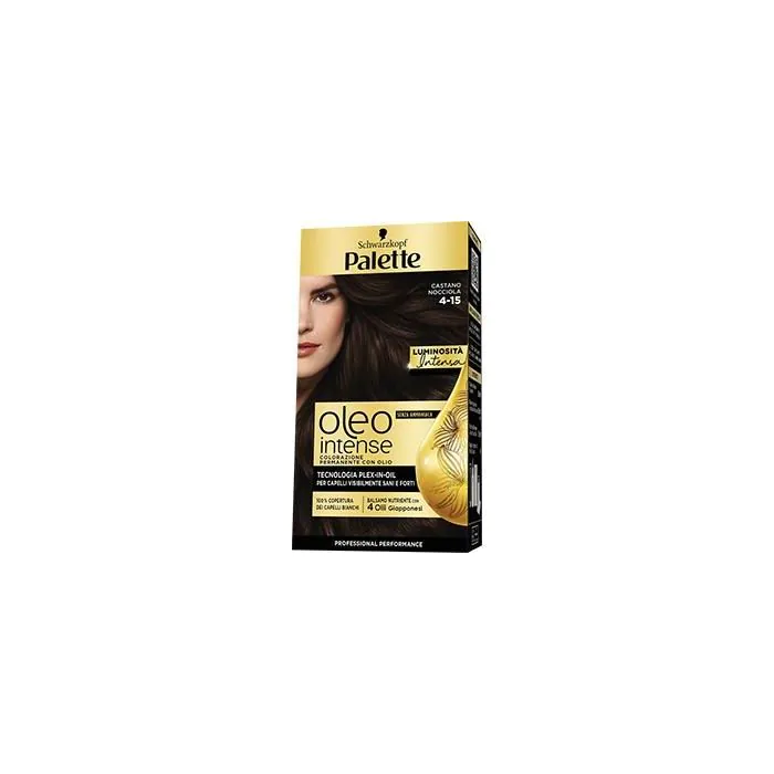 PALETTE - Oleo Intense - Colorazione permanente con olio n.4-15 Castano Nocciola PALETTE - Oleo Intense - Colorazione permanente con olio n.4-15 Castano Nocciola
