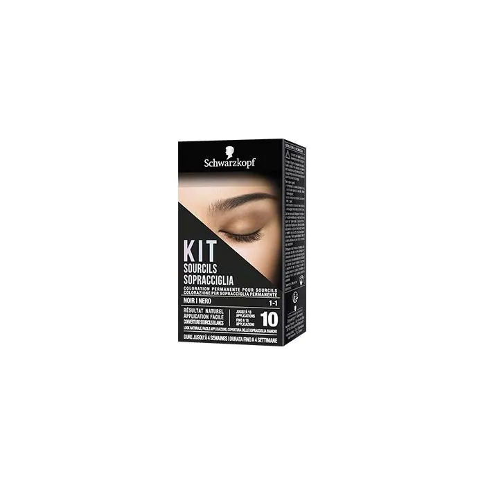 SCHWARZKOPF - Kit Spracciglia - Colorazione Per Sopracciglia Permanente N. 1-1 Nero SCHWARZKOPF - Kit Spracciglia - Colorazione Per Sopracciglia Permanente N. 1-1 Nero