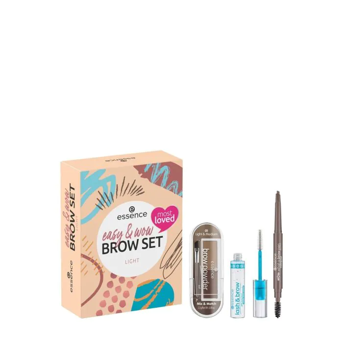 ESSENCE - Easy & WOW Brow Set Medium - Kit Make-Up Sopracciglia ESSENCE - Easy & WOW Brow Set Medium - Kit Make-Up Sopracciglia