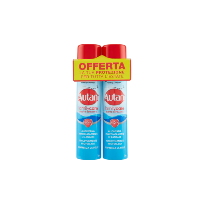 AUTAN - Family Care Spray Insetto Repellente 2x100 Ml
