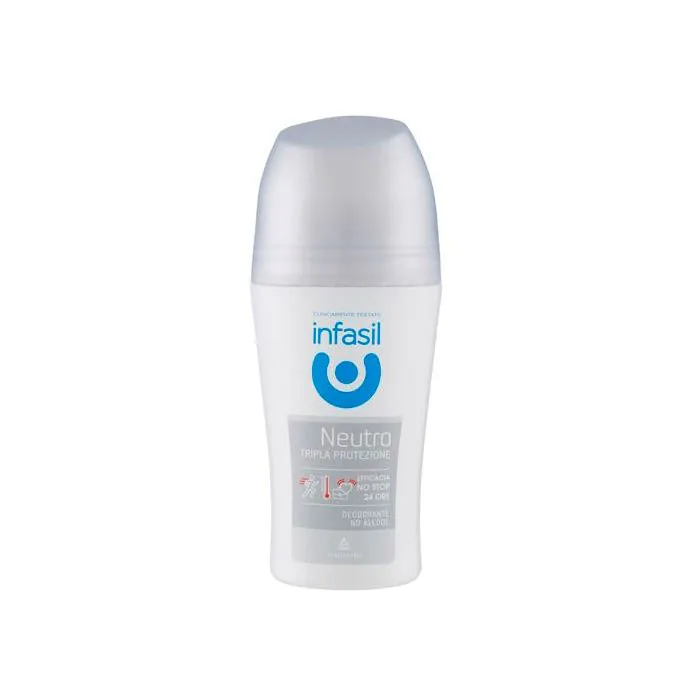INFASIL - Neutro Tripla Protezione - Deodorante Roll-on 50 ml