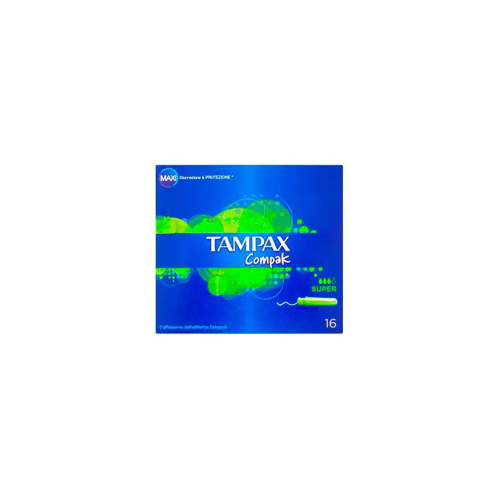 Tampax Assorbenti Interni Compak Super 16 Assorbenti Tampax Assorbenti Interni Compak Super 16 Assorbenti