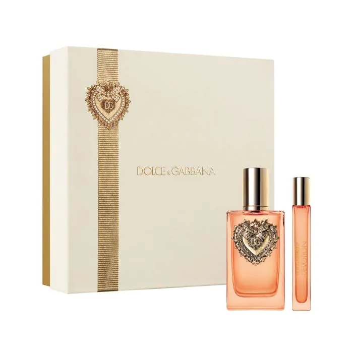 Dolce & Gabbana Cofanetto Devotion Eau De Parfum Intense 100ml con Travel Spray 10ml Dolce & Gabbana Cofanetto Devotion Eau De Parfum Intense 100ml con Travel Spray 10ml
